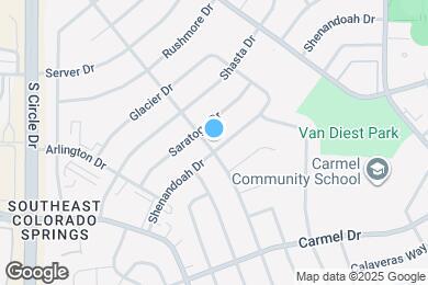 Map image of the property - 1635 Capulin Dr