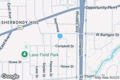 Map image of the property - 889 Raymond St