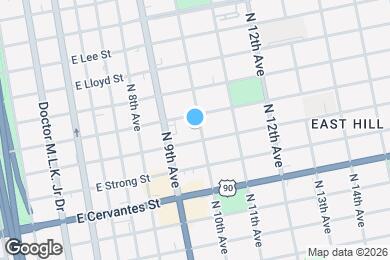 Map image of the property - 1047 N 10th Ave