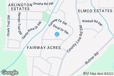 Map image of the property - 4561 St Andrews Dr SW