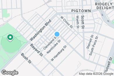 Map image of the property - 1205 Cleveland St