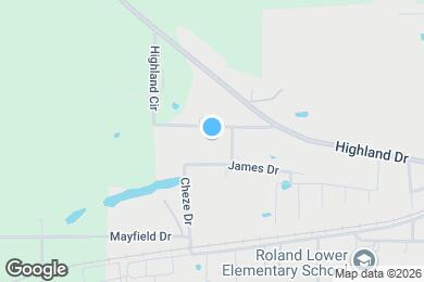 Map image of the property - 203 Highland Cir