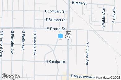 Map image of the property - 1040 S Kentwood Ave