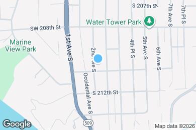 Map image of the property - 20930 2nd Ave S