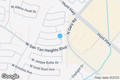 Map image of the property - 1991 W Sunshine Butte Dr