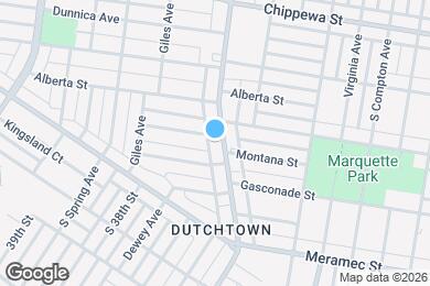 Map image of the property - 4027 S Grand Blvd