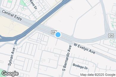Map image of the property - 605 E Evelyn Ave