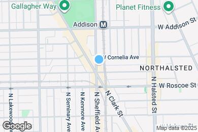 Map image of the property - 3443 Sheffield N Ave