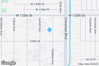 Map image of the property - 13709 Chadron Avenue