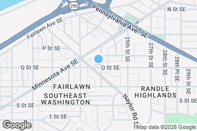 Map image of the property - 2220 Q St SE