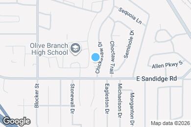 Map image of the property - 6055 Chickasaw Dr