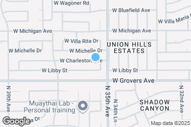 Map image of the property - 3519 W Charleston Ave