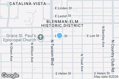 Map image of the property - 2528 E Lee St