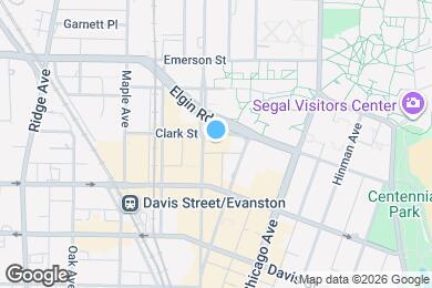 Map image of the property - 722 Clark St