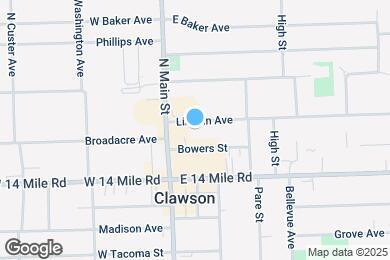 Map image of the property - 104 Lincoln Ave