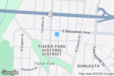 Map image of the property - 1001 Magnolia St