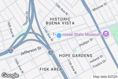 Map image of the property - Jefferson Apartments