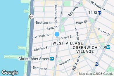 Map image of the property - 551 Hudson St