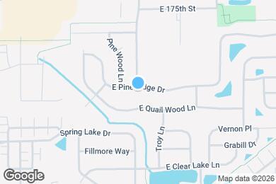Map image of the property - 151 E Pine Ridge Dr