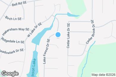 Map image of the property - 629 Tahoe Cir SE