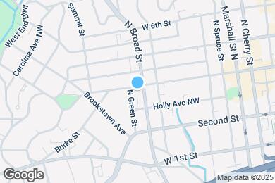 Map image of the property - 810 W 4th St