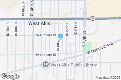 Map image of the property - 1520 S 73rd St