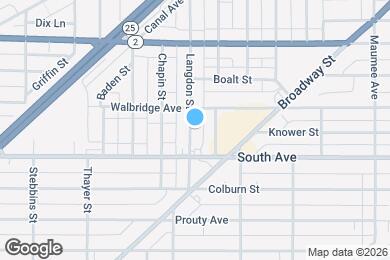 Map image of the property - 423 Langdon St