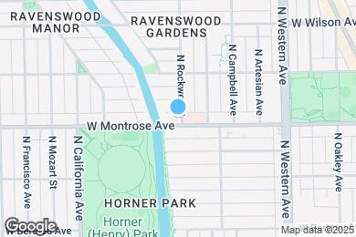 Map image of the property - 4410 N Rockwell St