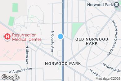 Map image of the property - 5878 N Harlem Ave