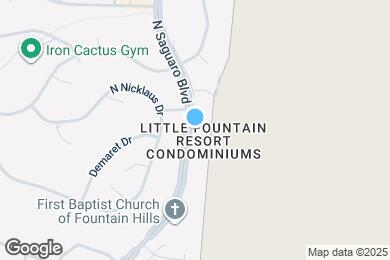 Map image of the property - 10401 N Saguaro Blvd