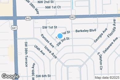 Map image of the property - 3661 SW 3rd St