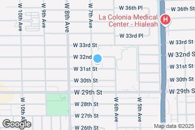 Map image of the property - 3195 W 7th Ave