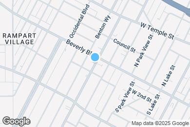 Map image of the property - 117 S Rampart Blvd