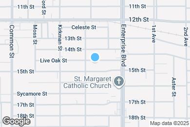 Map image of the property - 1012 Live Oak St