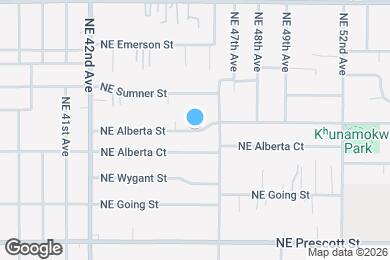 Map image of the property - 4571 NE Alberta St