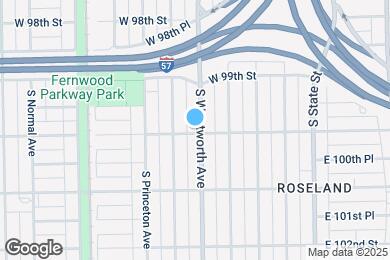 Map image of the property - 9956 S Wentworth Ave