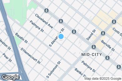 Map image of the property - 225 S Hennessey St