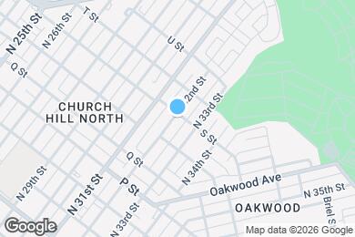 Map image of the property - 1225 N 32nd St