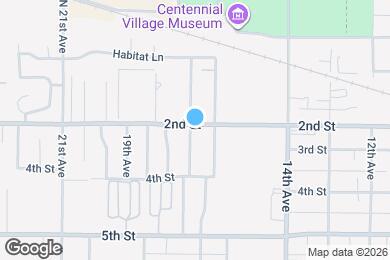 Map image of the property - 200 16th Ave Ct