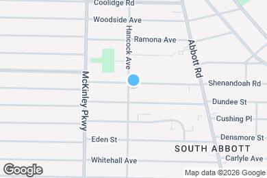 Map image of the property - 247 Hancock Ave