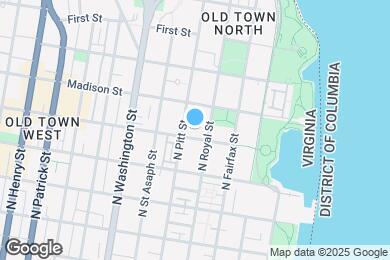 Map image of the property - 401 Wythe St