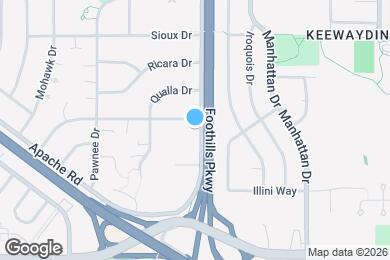 Map image of the property - Nest on Osage - 8202