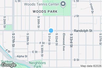 Map image of the property - 818 S 31st St