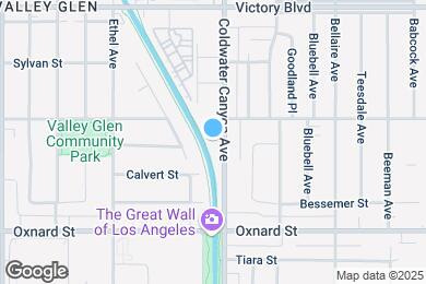 Map image of the property - 6131 Coldwater Canyon Ave