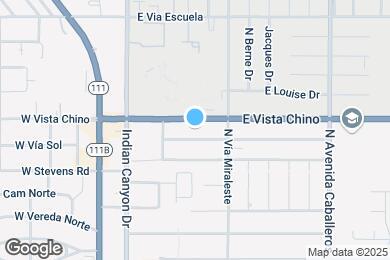 Map image of the property - 493 E Vista Chino