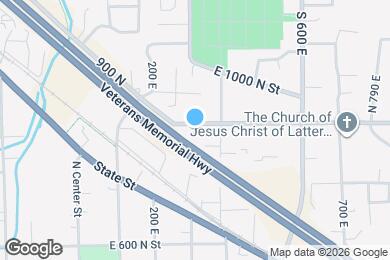 Map image of the property - 306 E 900 N