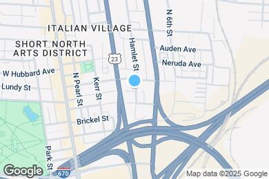 Map image of the property - 731 Hamlet St