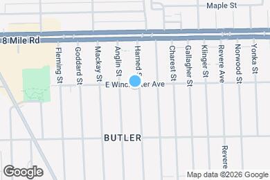 Map image of the property - This beautifully updated 3-bedroom, 2-bath single-family home is ready for move-in!