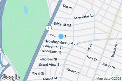 Map image of the property - 64 Rochambeau Ave