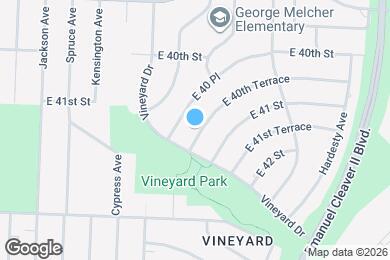 Map image of the property - 4714 E 40th Terrace